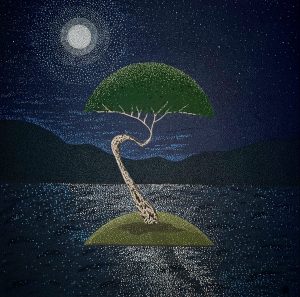 Loneliness print, 50x50cm