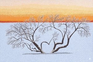 Rooted together print, 30x45cm