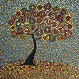 Golden days, 50x50cm